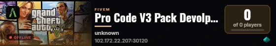 Pro Code V3 Pack Devolped by BlooDY live status badge