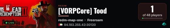 [VORPCore] Tood live status badge
