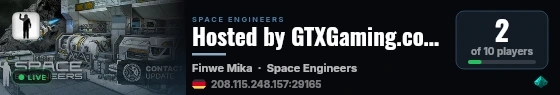 Hosted by GTXGaming.co.uk live status badge