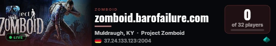 zomboid.barofailure.com live status badge