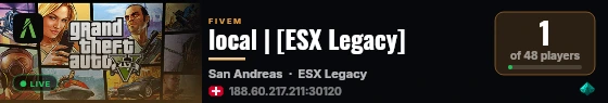 local | [ESX Legacy] live status badge
