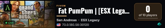  Fat PumPum | [ESX Legacy] live status badge