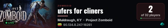 ufers for cliners live status badge
