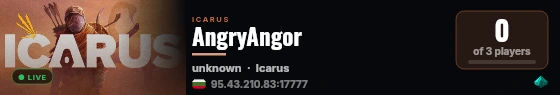 AngryAngor live status badge