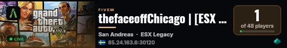 thefaceoffChicago | [ESX Legacy] live status badge