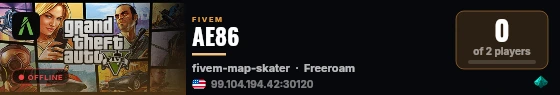 AE86 live status badge