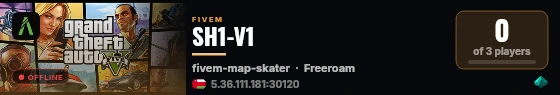 SH1-V1 live status badge