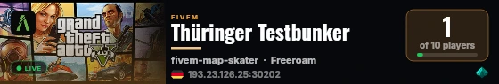 Thüringer Testbunker live status badge