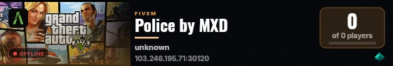 Police by MXD live status badge