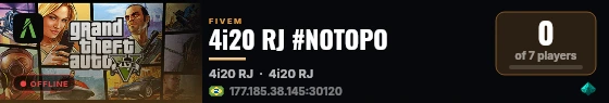4i20 RJ #NOTOPO live status badge