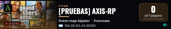 [PRUEBAS] AXIS-RP live status badge