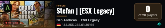 Stefan | [ESX Legacy] live status badge