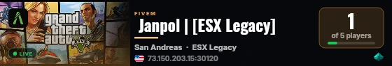  Janpol | [ESX Legacy] live status badge