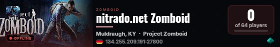 nitrado.net Zomboid live status badge