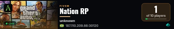 Nation RP live status badge