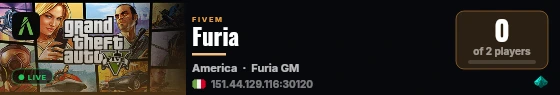 Furia live status badge