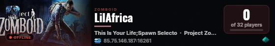 LilAfrica live status badge
