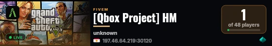 [Qbox Project] HM live status badge