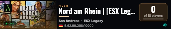 Nord am Rhein | [ESX Legacy] live status badge