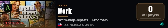 Work live status badge