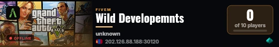 Wild Developemnts live status badge