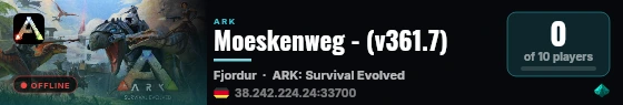 Moeskenweg - (v361.7) live status badge