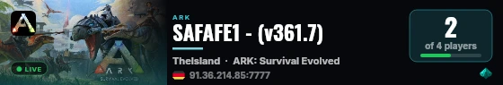SAFAFE1 - (v361.7) live status badge