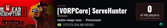 [VORPCore] ServeHunter live status badge