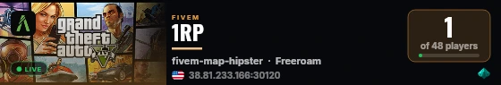 1RP live status badge