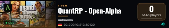 QuantRP - Open-Alpha  live status badge