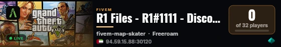 R1 Files - R1#1111 - Discord.gg/R1 live status badge