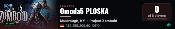 Omoda5 PLOSKA live status badge