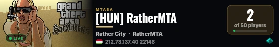 [HUN] RatherMTA live status badge