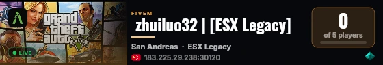 zhuiluo32 | [ESX Legacy] live status badge