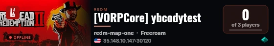 [VORPCore] ybcodytest live status badge