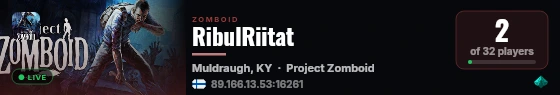 RibulRiitat live status badge