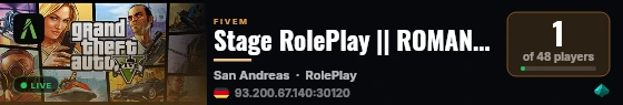 Stage RolePlay || ROMANIA live status badge