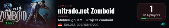 nitrado.net Zomboid live status badge