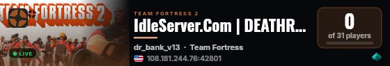 IdleServer.Com | DEATHRUN | DEATHRUN_07 live status badge