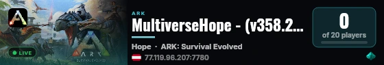 MultiverseHope - (v358.24) live status badge