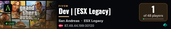 Dev | [ESX Legacy] live status badge