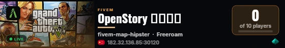 OpenStory 角色扮演 live status badge