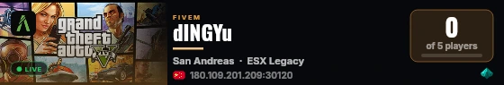 dINGYu live status badge