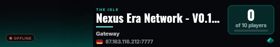 Nexus Era Network - V0.1 Test live status badge