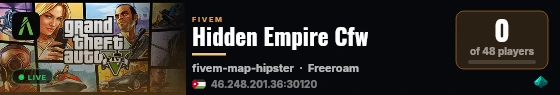 Hidden Empire Cfw live status badge