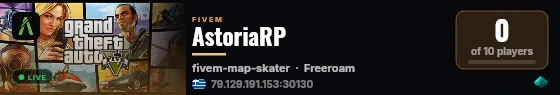 AstoriaRP live status badge
