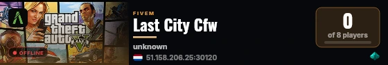 Last City Cfw live status badge