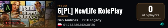 6[PL] NewLife RolePlay live status badge