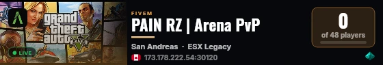 PAIN RZ | [ESX Legacy] live status badge