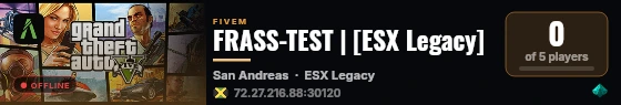 FRASS-TEST | [ESX Legacy] live status badge
